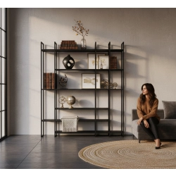 REGAŁ NA KSIĄŻKI METALOWE  RNK-1426